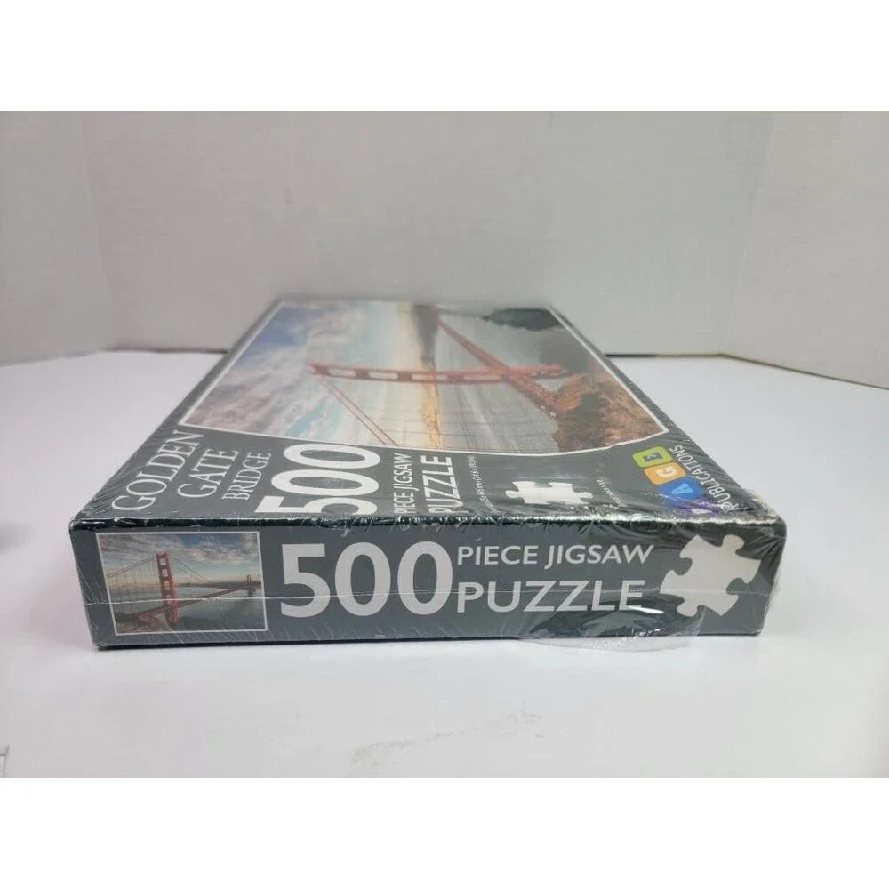 Page Publications Golden Gate Bridge 500 Piece Jigsaw Puzzle San Francisco New